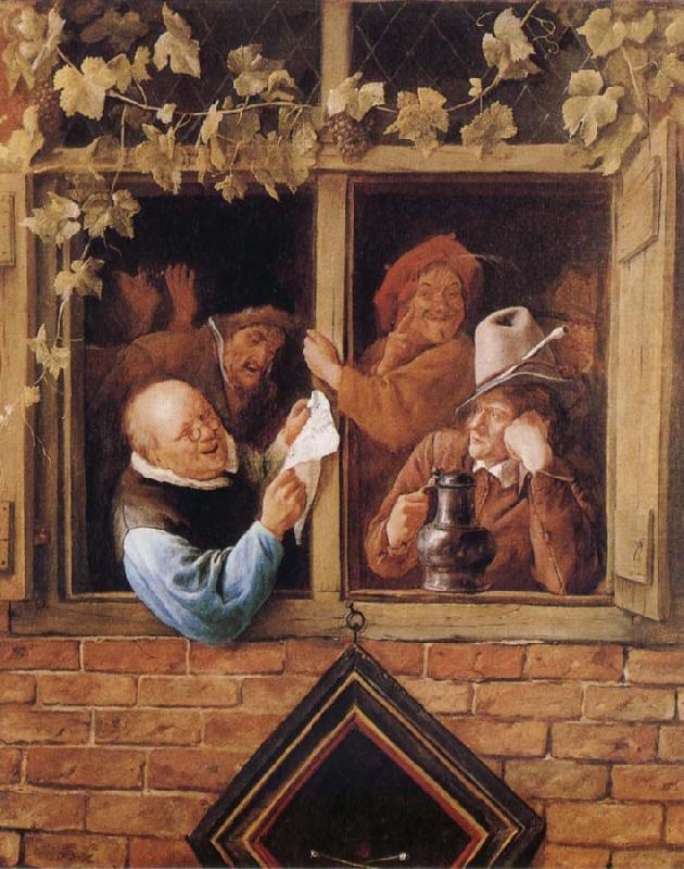 Jan Steen Rhetoricians at a Window china oil painting image